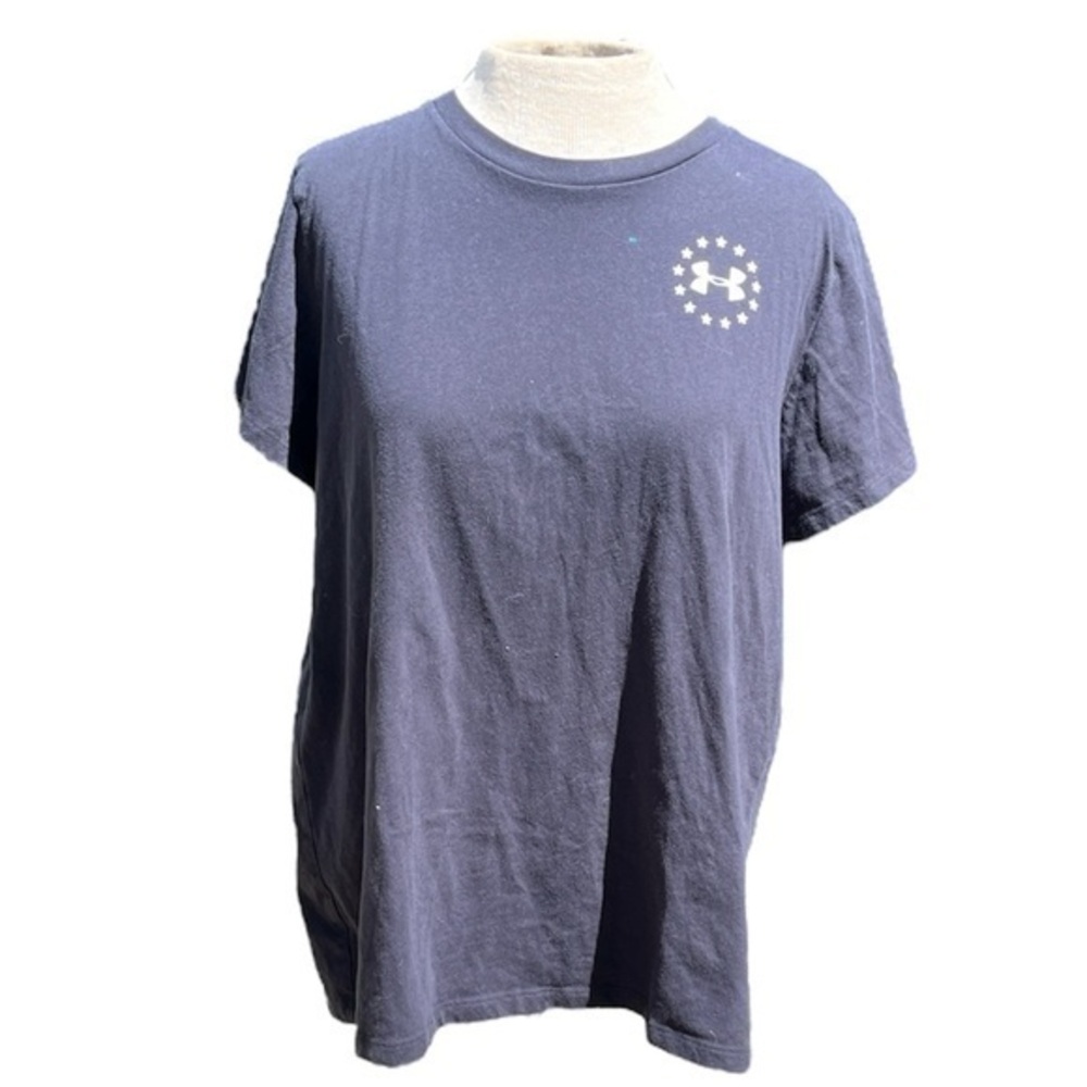 Under armour short sleeve freedom tee, the classic shirt, black and white